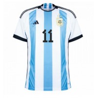 Fotballdrakt Herre Argentina Angel Di Maria #11 Hjemmedrakt VM 2022 Kortermet